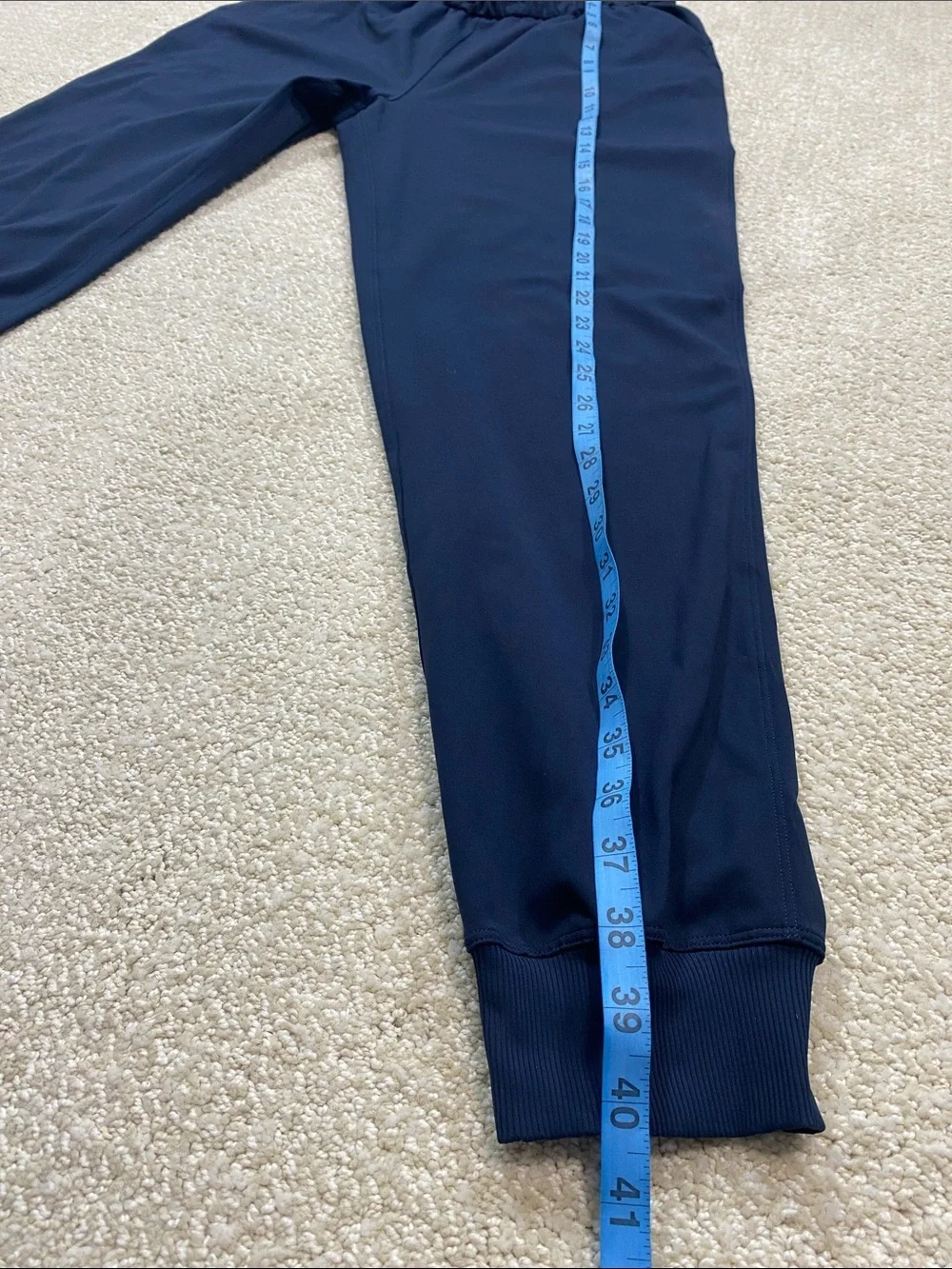 lululemon athletica Women's Navy Track Joggers with Drawcord Size 6